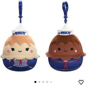 Stranger Things Uss Butterscotch Chocolate Pudding Squishmallows Plush 3.5In New